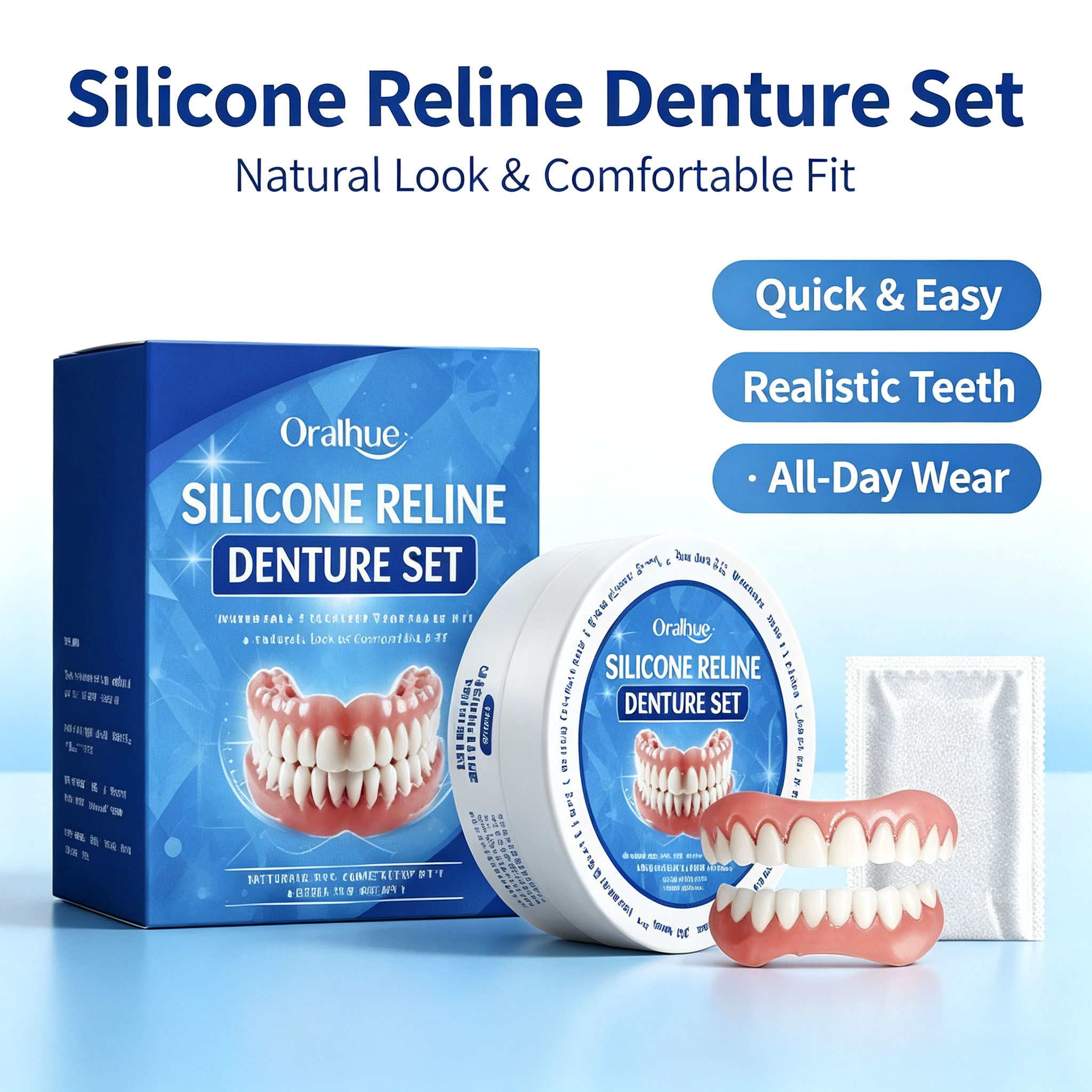 Teeth Whitening With Braces - Prótesis dentales de silicona para personas