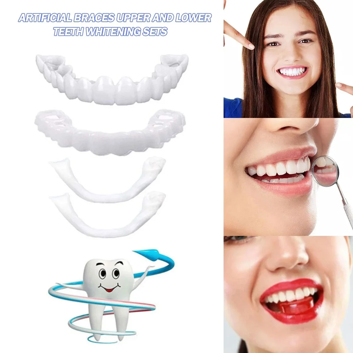 Teeth Whitening With Braces - Carillas Dentales, Blanqueamiento Dental, Dentaduras Postizas