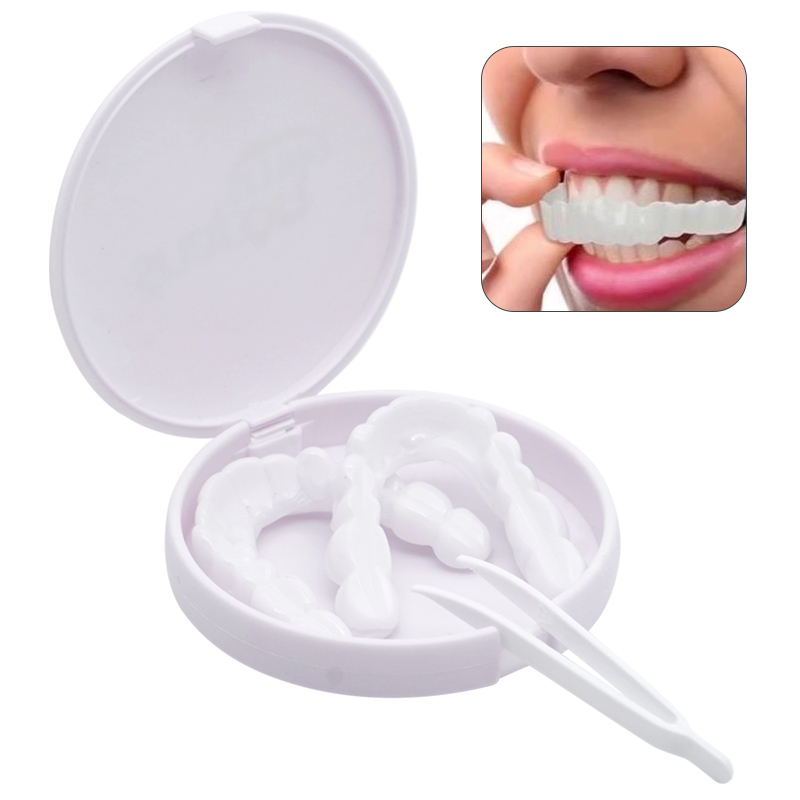 Teeth Whitening With Braces - Kit de dientes postizos para dentadura,