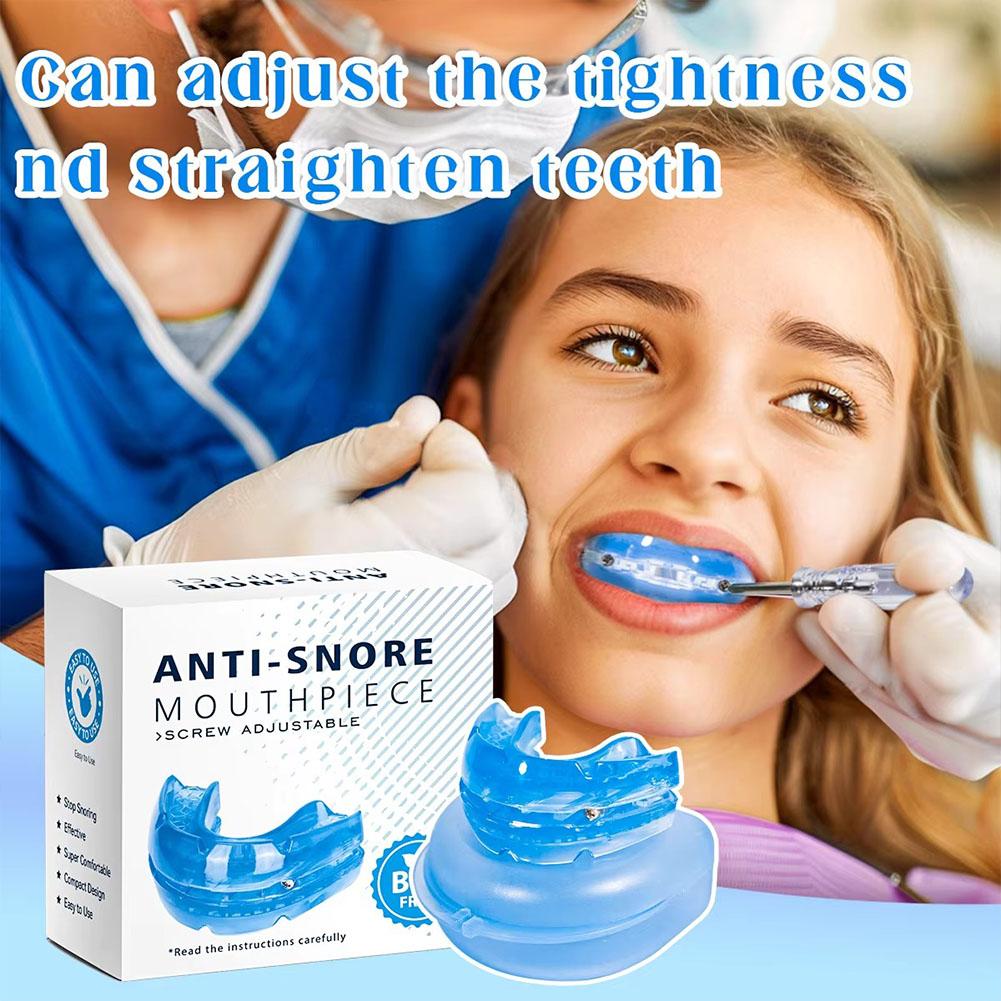 Teeth Whitening Mouth Guard - Protector Bucal Ajustable Anti-Ronquidos, Mejora el