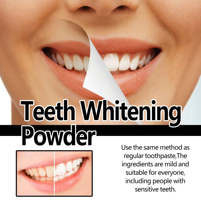 Polvo para blanquear los dient - Teeth Whitening Charcoal Powder reseña y precio