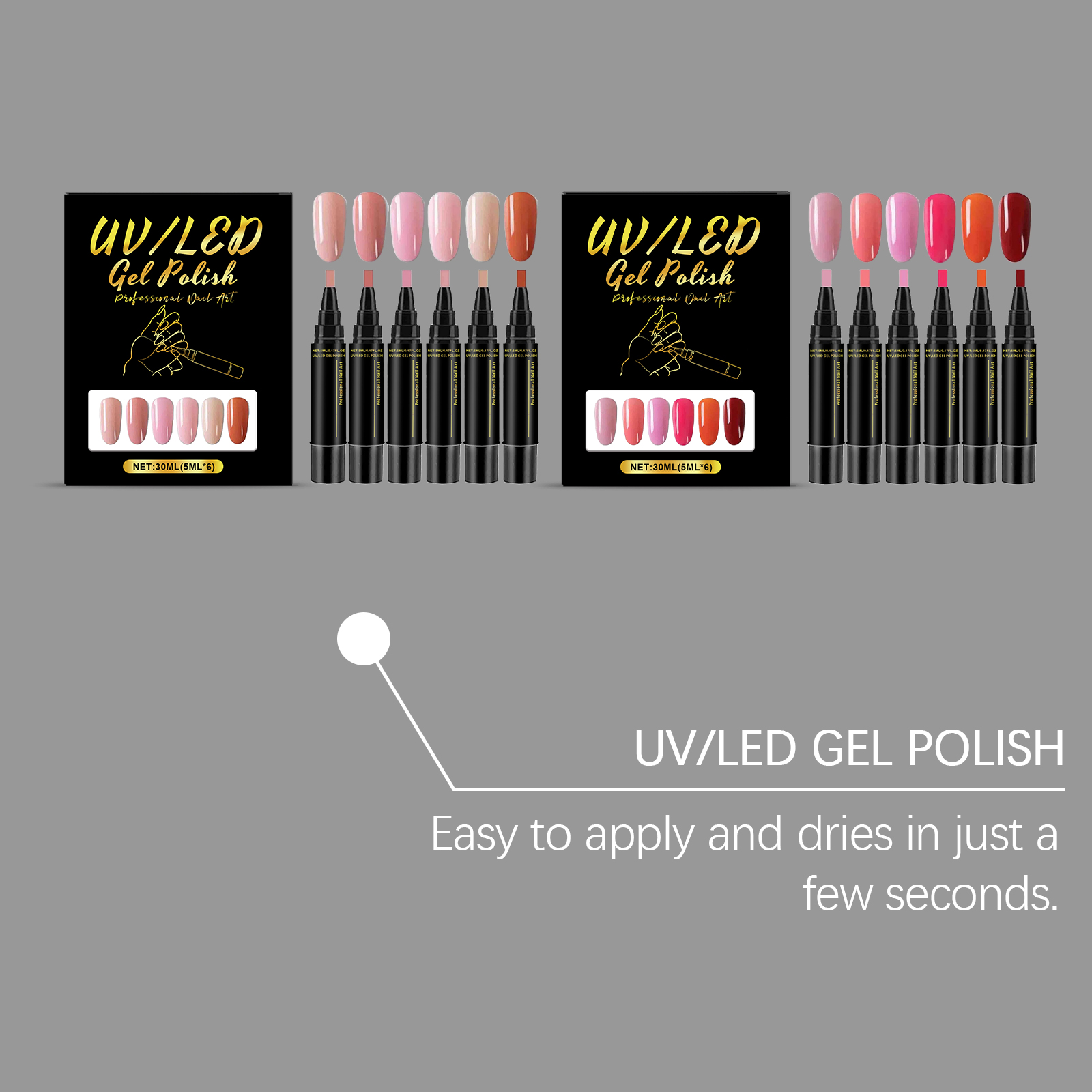 Set de 6 Bolígrafos de Gel par - Uv Whitening Kit reseña y precio