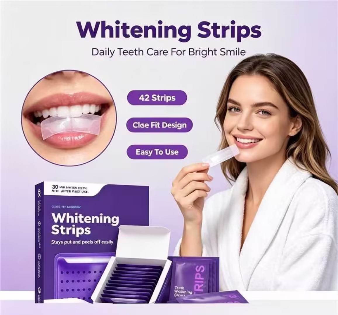 Tiras Blanqueadoras de Dientes - Teeth Whitening Strips Crest reseña y precio