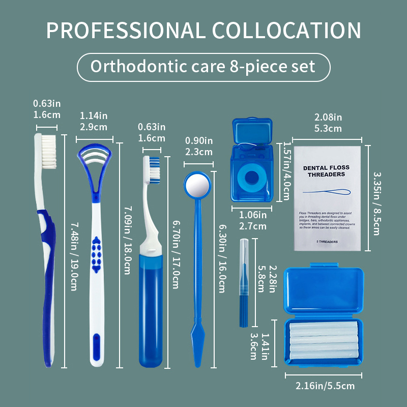 Kit de cepillos para el cuidad - Teeth Whitening With Braces reseña y precio
