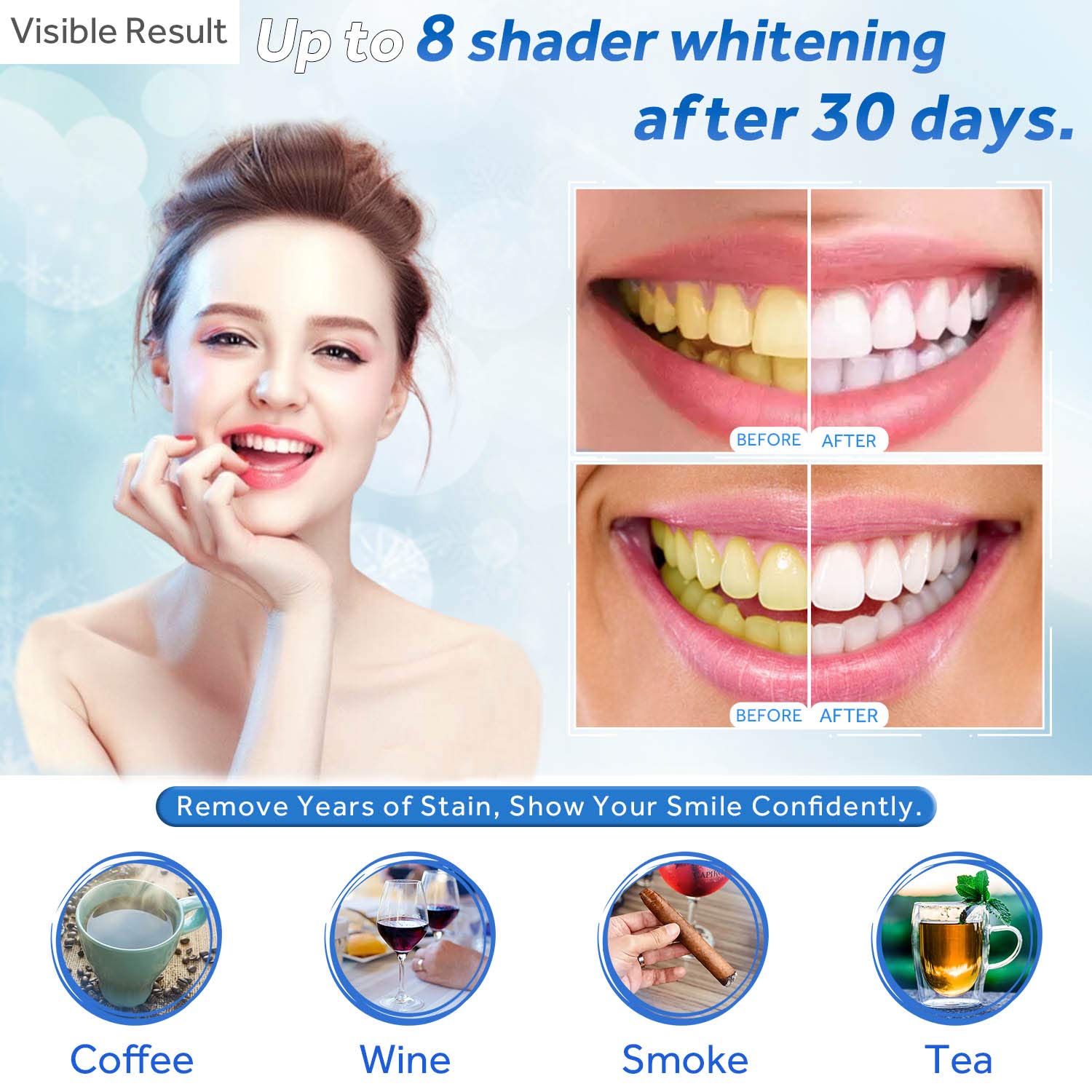 Jeringa de repuesto de Gel par - Teeth Whitening Charcoal Powder reseña y precio