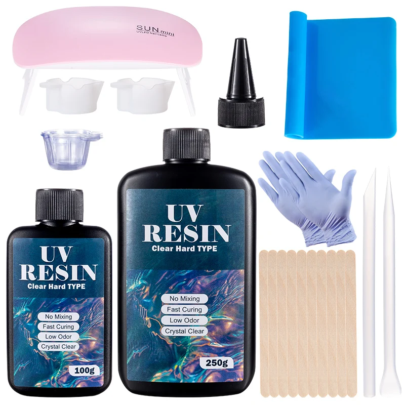 Kit de pegamento de resina UV  - Uv Whitening Kit reseña y precio