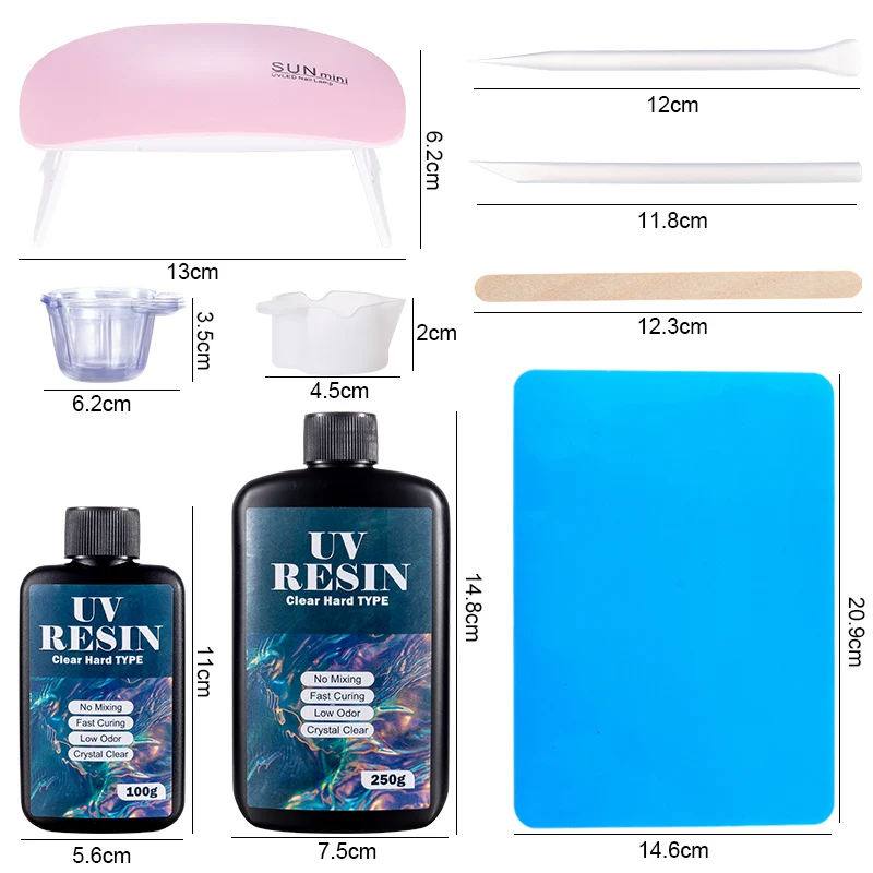 Kit de pegamento de resina UV  - Uv Whitening Kit reseña y precio