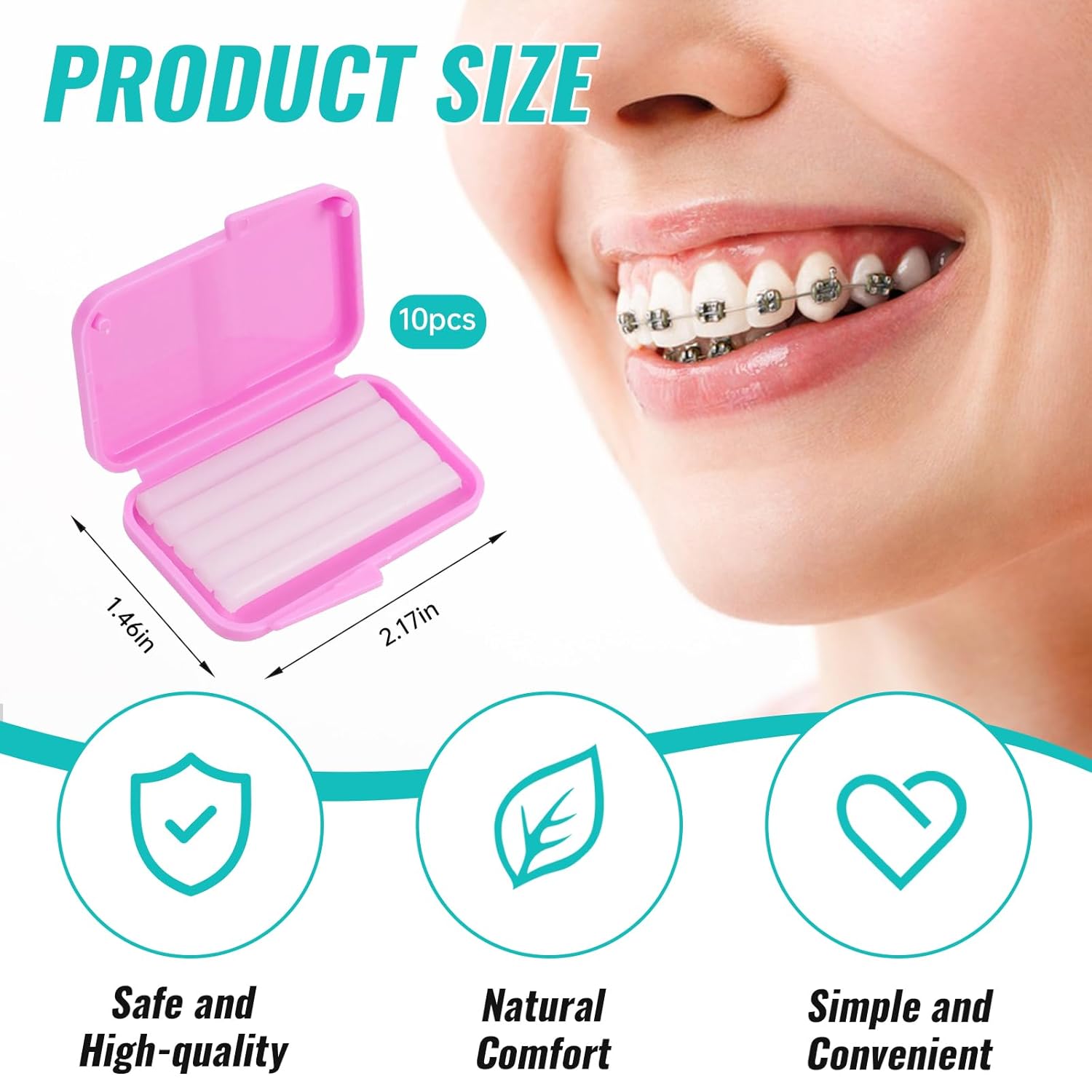 10 cajas de cera de alivio de  - Teeth Whitening With Braces reseña y precio