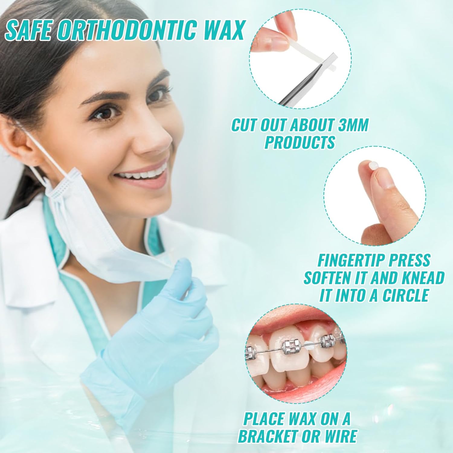 10 cajas de cera de alivio de  - Teeth Whitening With Braces reseña y precio