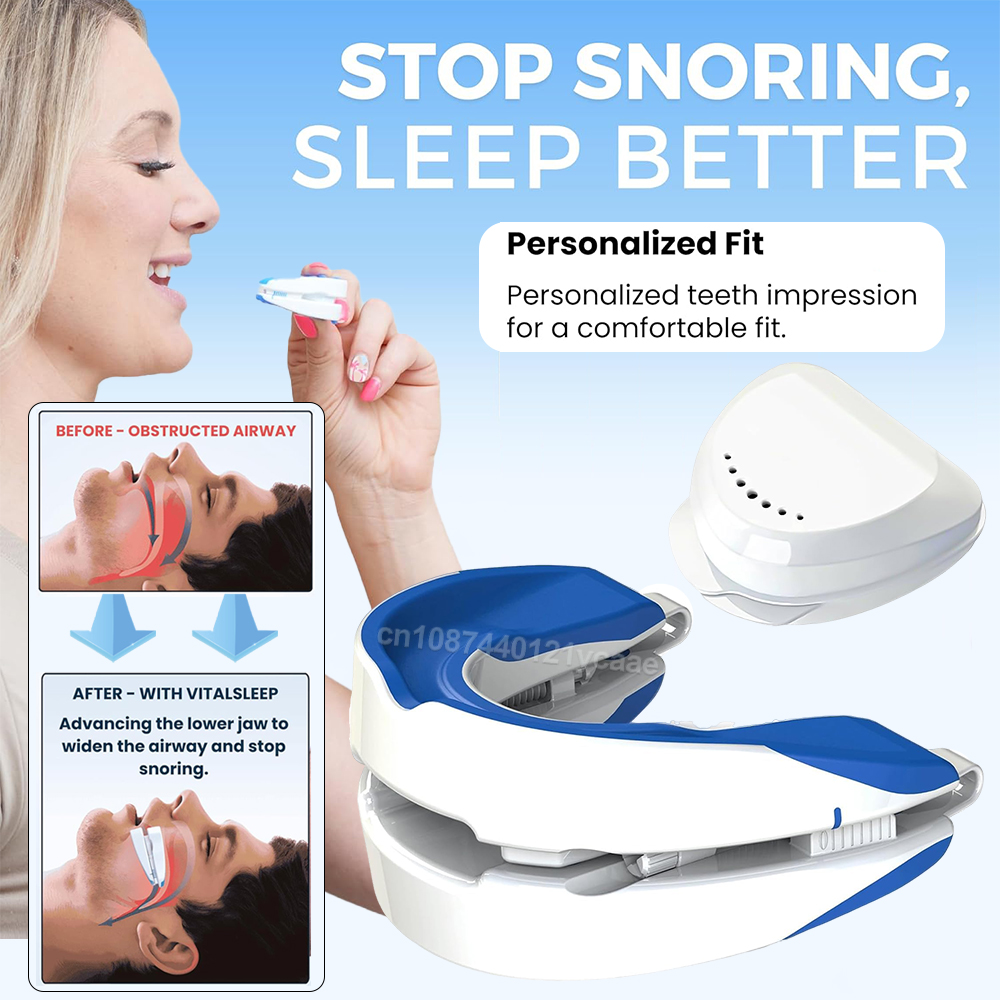 Boquilla antironquidos, dispos - Teeth Whitening Mouth Guard reseña y precio