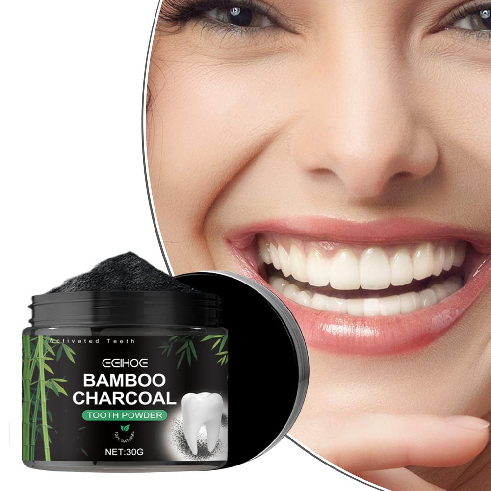 Polvo Blanqueador de Dientes,  - Teeth Whitening Charcoal Powder reseña y precio